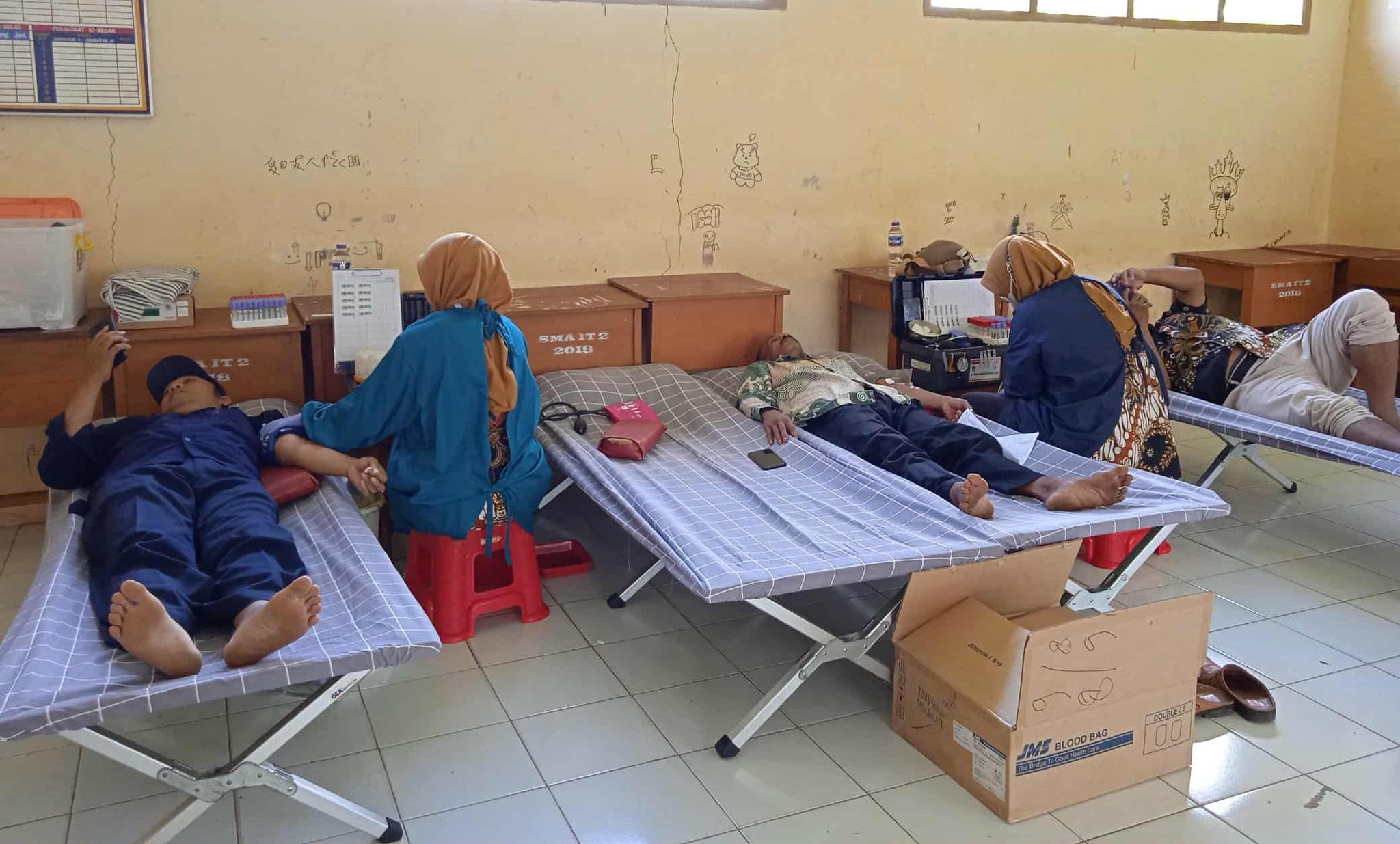 Kegiatan Donor Darah di SMA IT Caringin – Jawa Barat