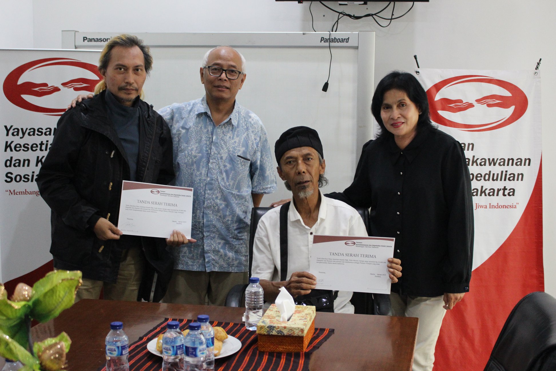 YKDKsj Bersama PAPPRI Berikan Bantuan Apresiasi kepada Musisi Senior Indonesia