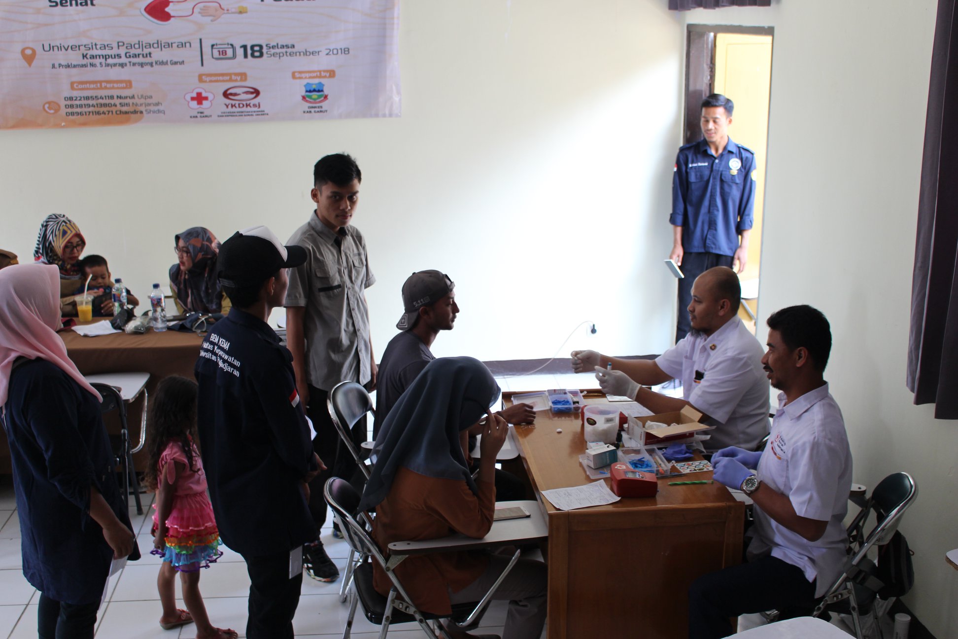 YKDKsj Bersama UNPAD Garut dan PMI Gelar Donor Darah Sukarela