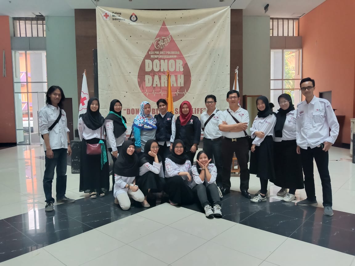 Kegiatan Donor Darah di Politeknik Negeri Media Kreatif Jakarta