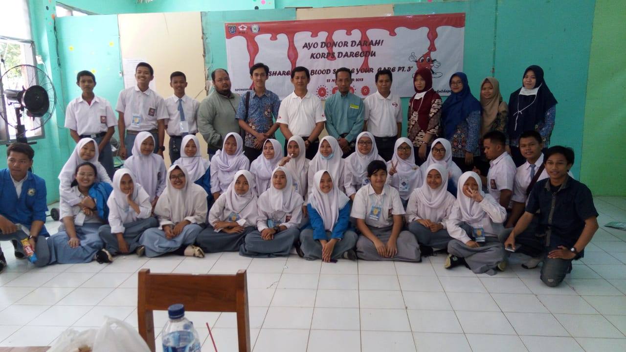 YKDKsj Bersama SMK Negeri 2 Depok dan PMI Gelar Donor Darah Sukarela